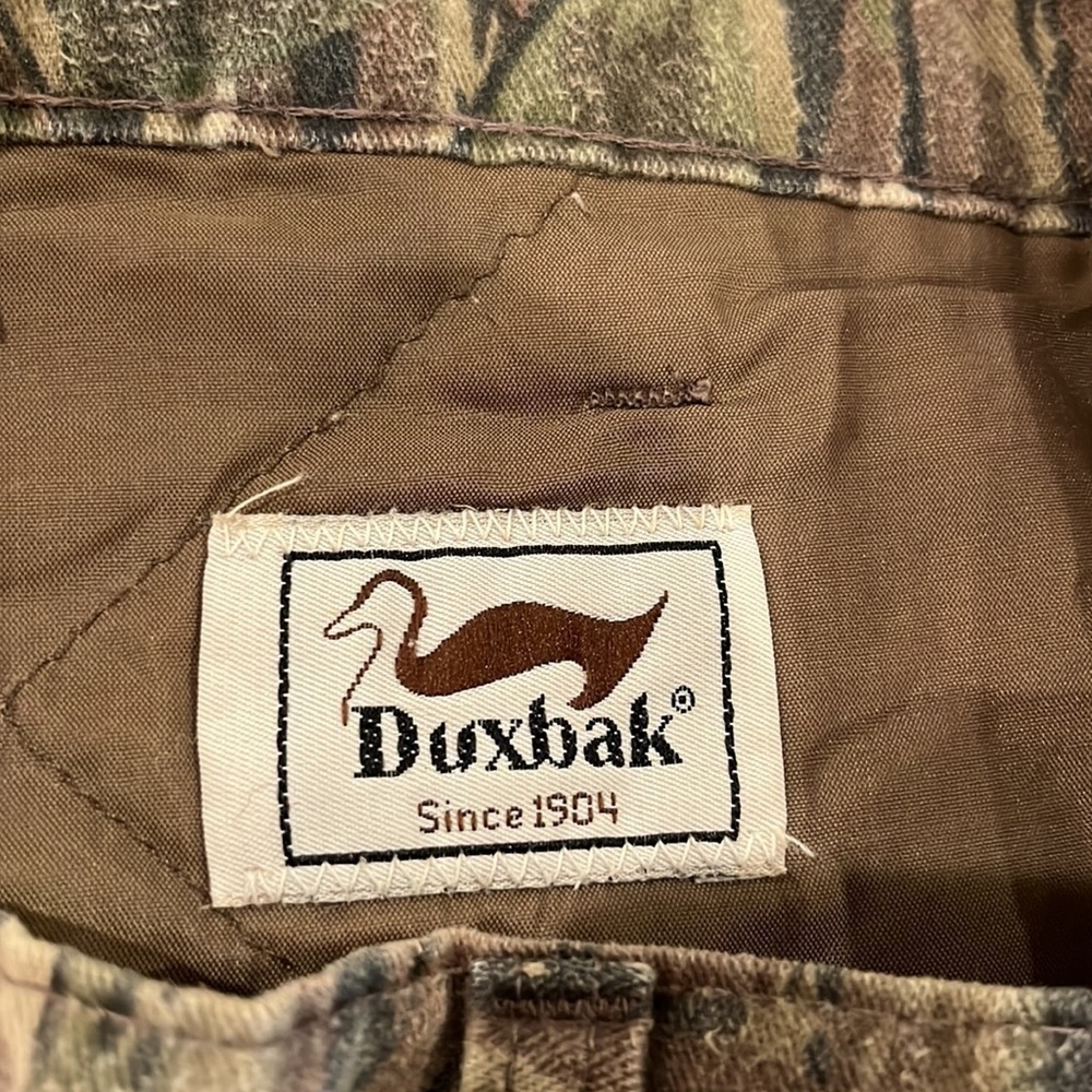 Men’s Thinsulate Realtree Duxbak vintage USA camo pants size  42 - Picture 2 of 9